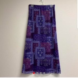 Patchwork Purple Skirt